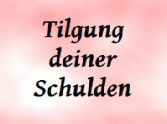 Schuldentilgung - 150 Euro